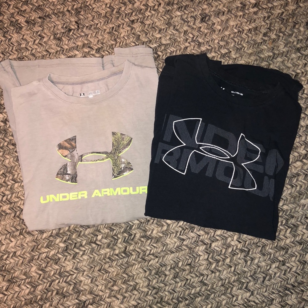 YXL Under Armour tee shirts